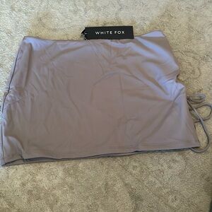 NWT White Fox Skirt